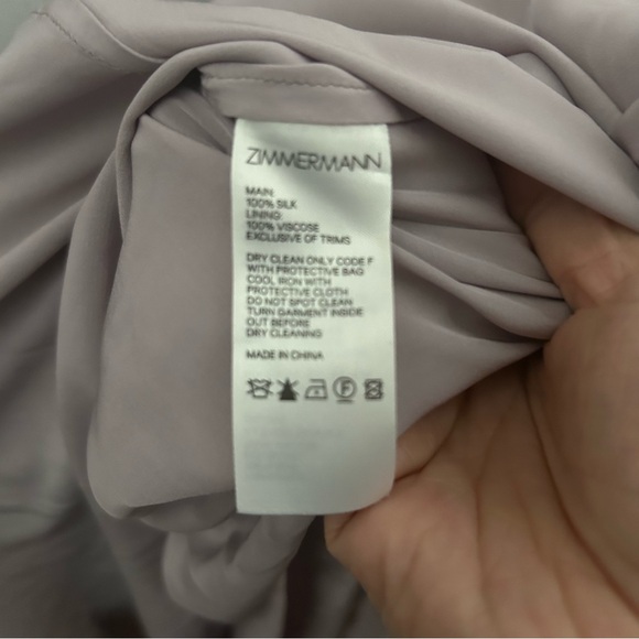 Sold out style! Zimmerman silk stripe belted midi skirt size 0 us size 4 - Picture 4 of 13